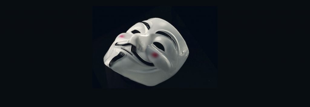 guy fawkes mask, a metaphor